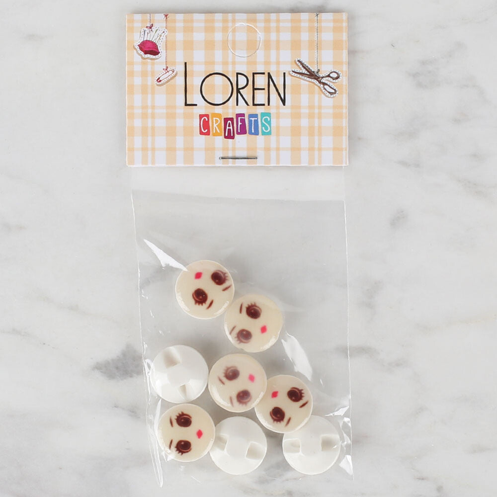 Loren Crafts 8'li Düğme - 678